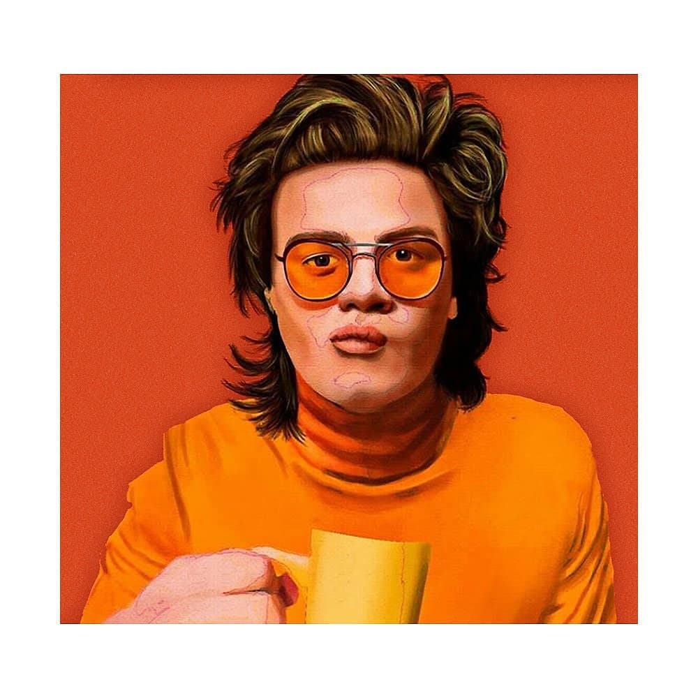 Laranja, 2017, pintura digital