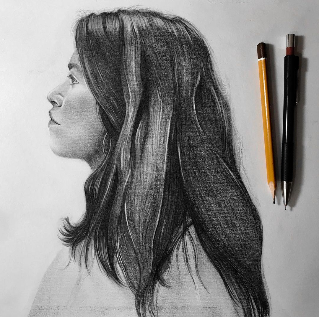 Retrato, 2020, graphite