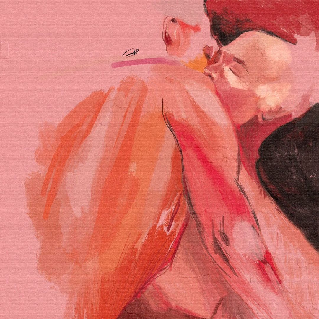 Sem amor nada seria, 2021, pintura digital
